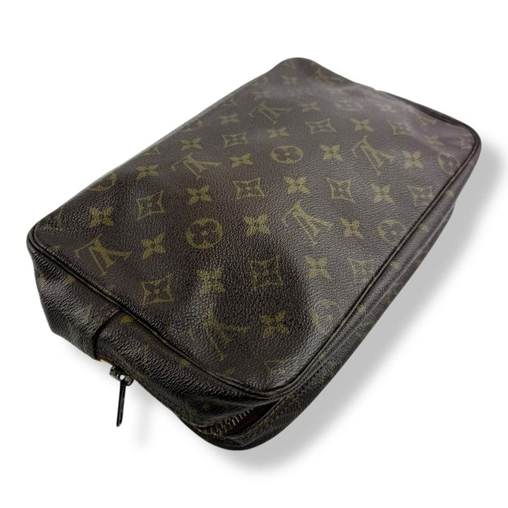 Louis Vuitton True Trousse 28 Brown Monogram Toiletry Pouch - Lux Central