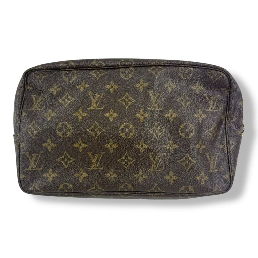 Louis Vuitton True Trousse 28 Brown Monogram Toiletry Pouch - Lux Central