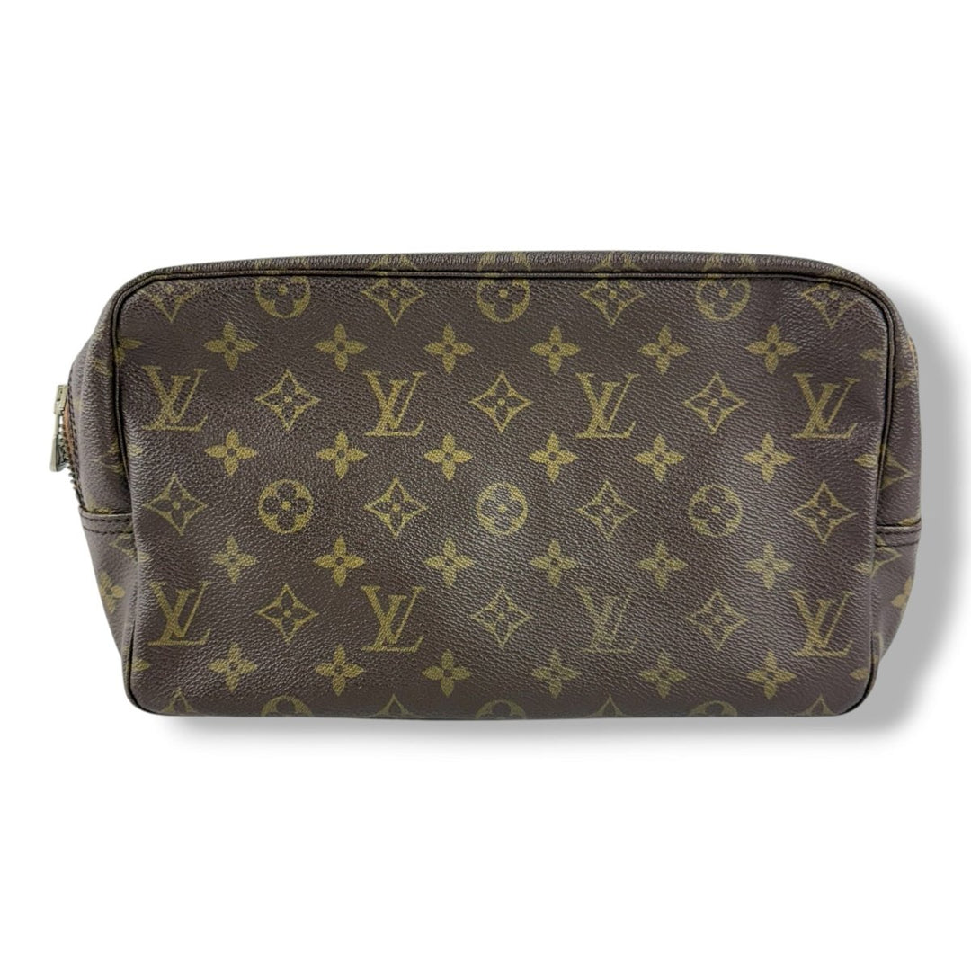 Louis Vuitton True Trousse 28 Brown Monogram Toiletry Pouch - Lux Central