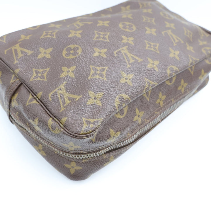 Louis Vuitton True Trousse 28 Brown Monogram Toiletry Pouch - Lux Central