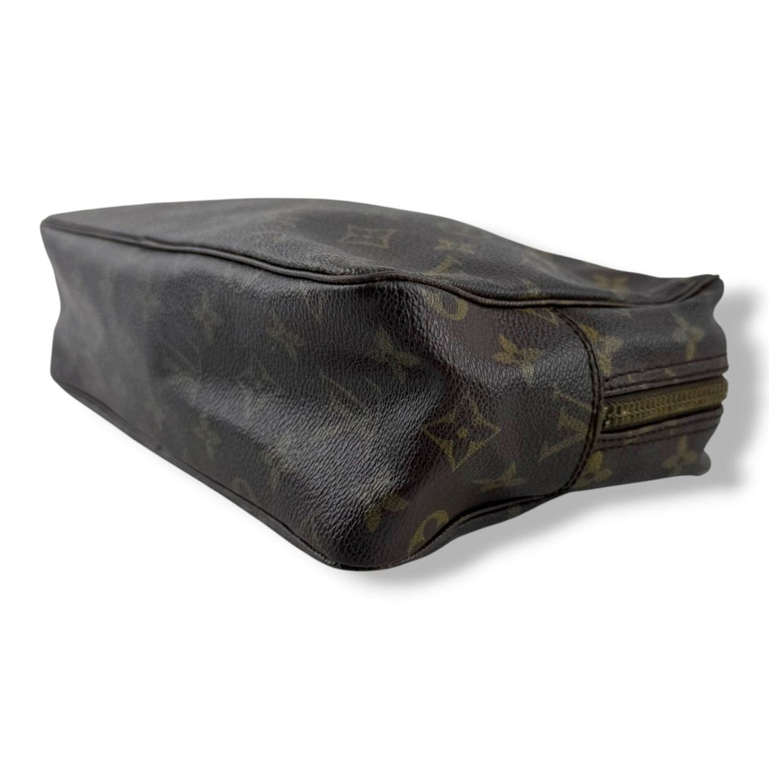 Louis Vuitton True Trousse 28 Brown Monogram Toiletry Pouch - Lux Central