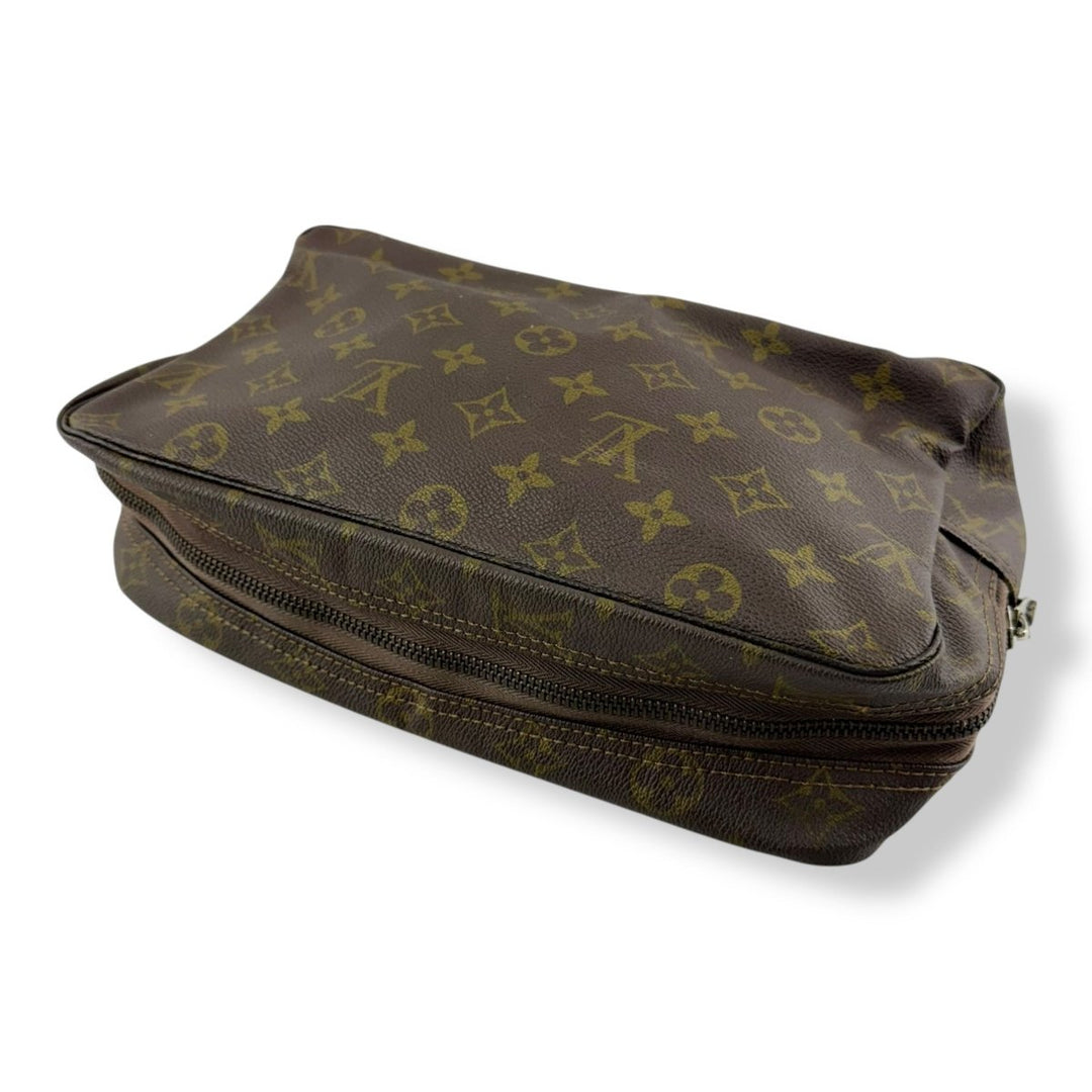 Louis Vuitton True Trousse 28 Brown Monogram Toiletry Pouch - Lux Central