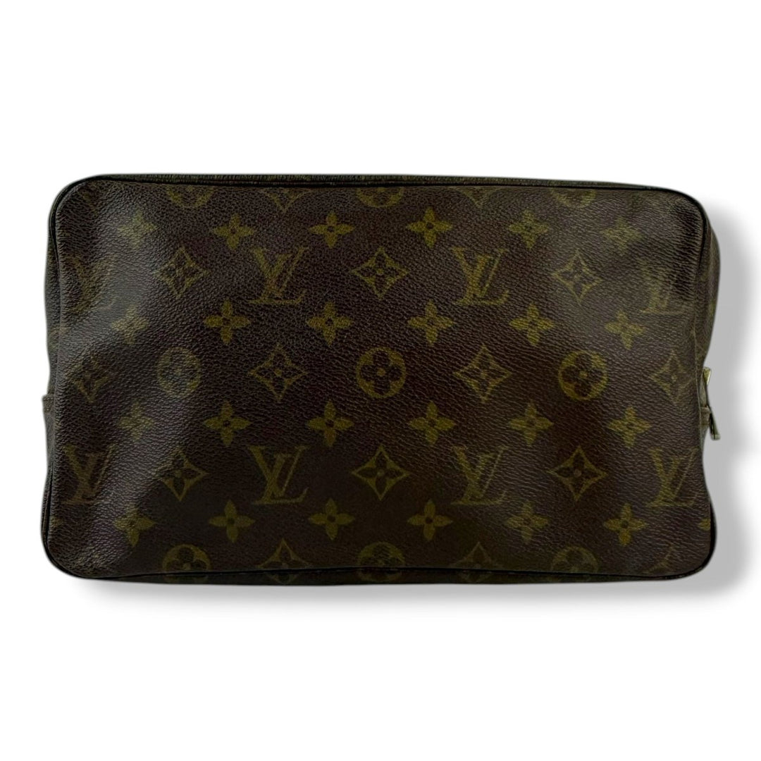 Louis Vuitton True Trousse 28 Brown Monogram Toiletry Pouch - Lux Central