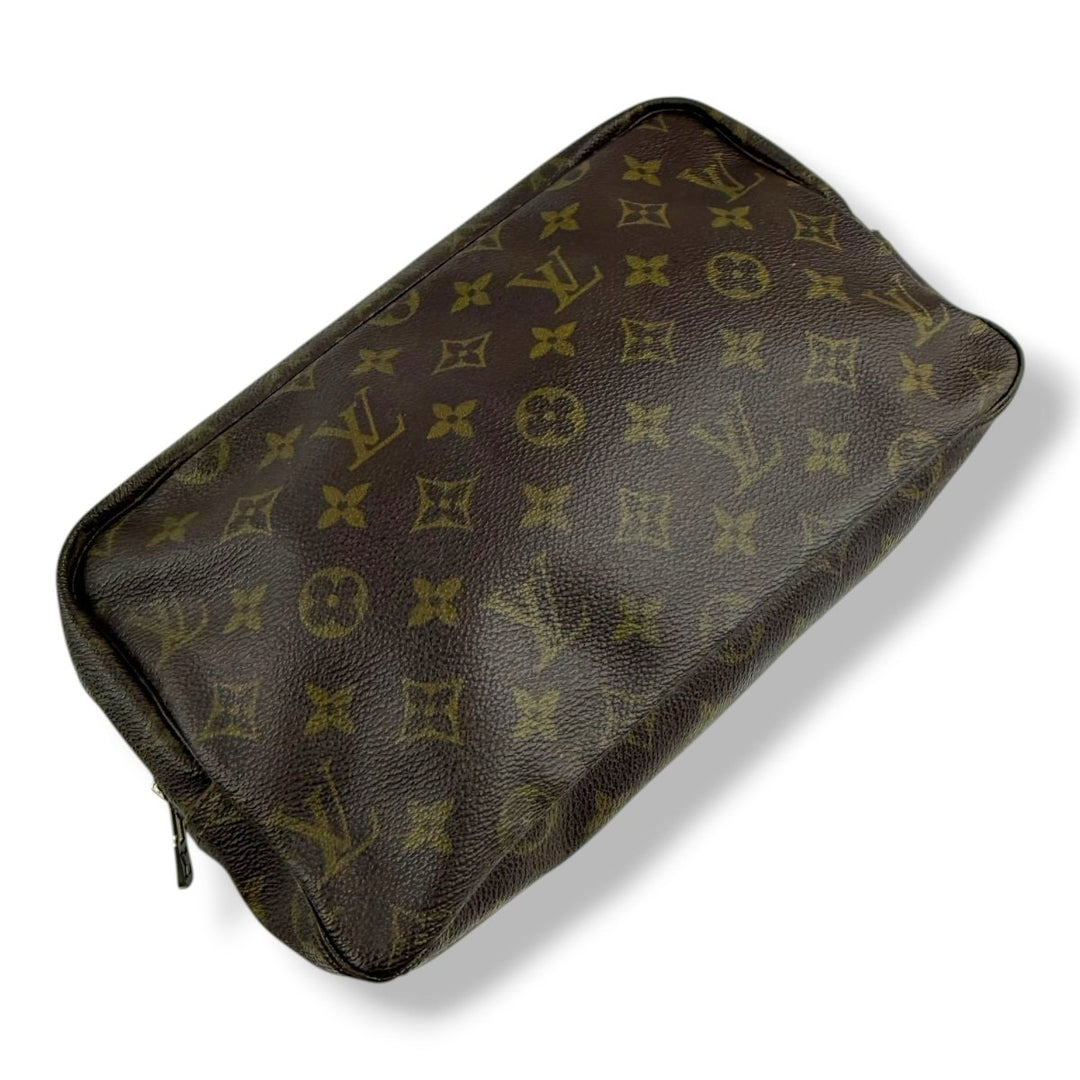 Louis Vuitton True Trousse 28 Brown Monogram Toiletry Pouch - Lux Central