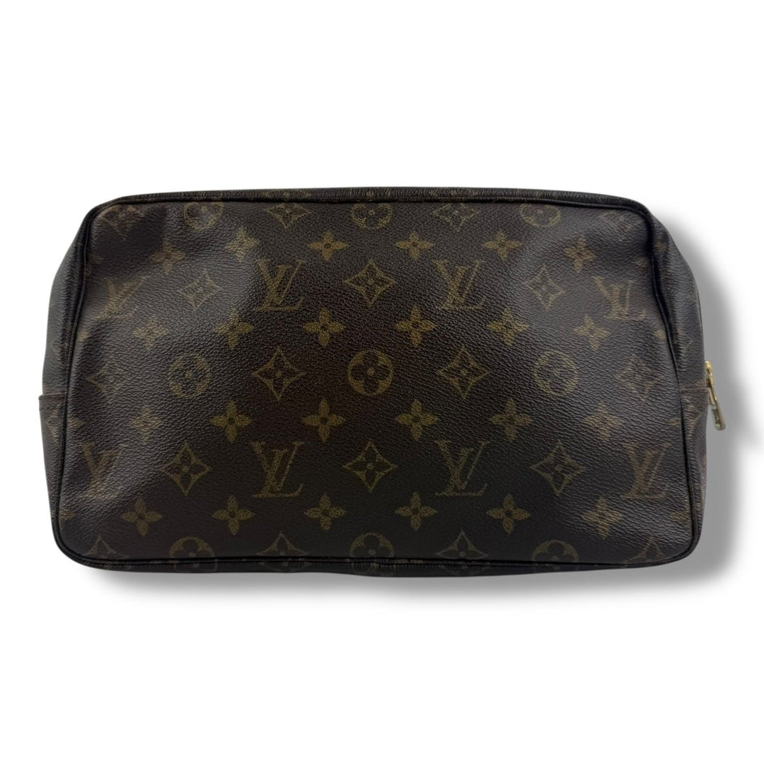 Louis Vuitton True Trousse 28 Brown Monogram Toiletry Pouch - Lux Central