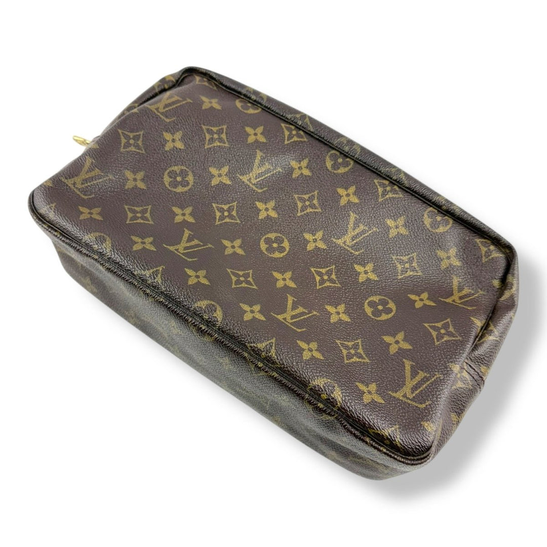 Louis Vuitton True Trousse 28 Brown Monogram Toiletry Pouch - Lux Central