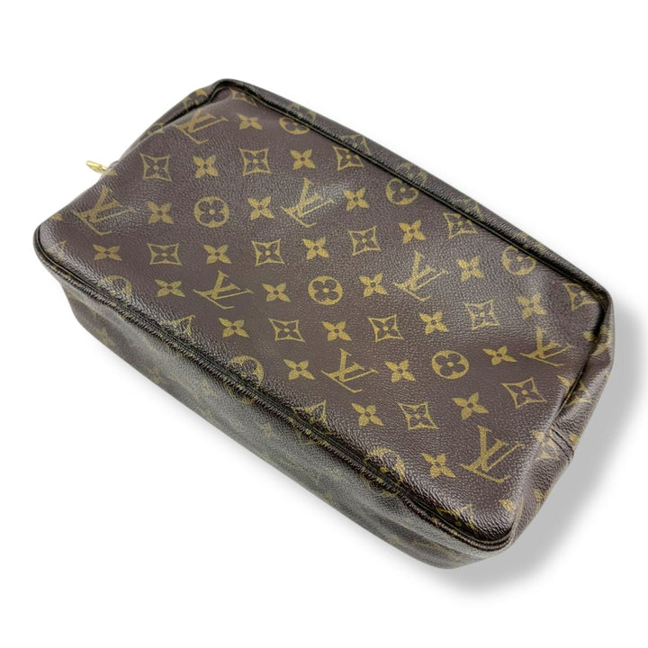 Louis Vuitton True Trousse 28 Brown Monogram Toiletry Pouch - Lux Central
