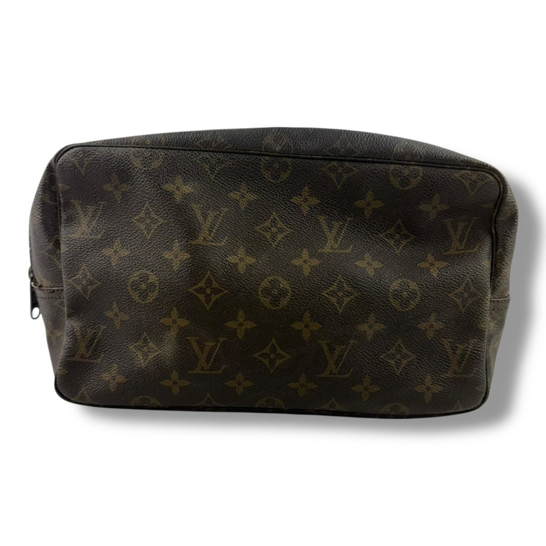 Louis Vuitton True Trousse 28 Brown Monogram Toiletry Pouch - Lux Central