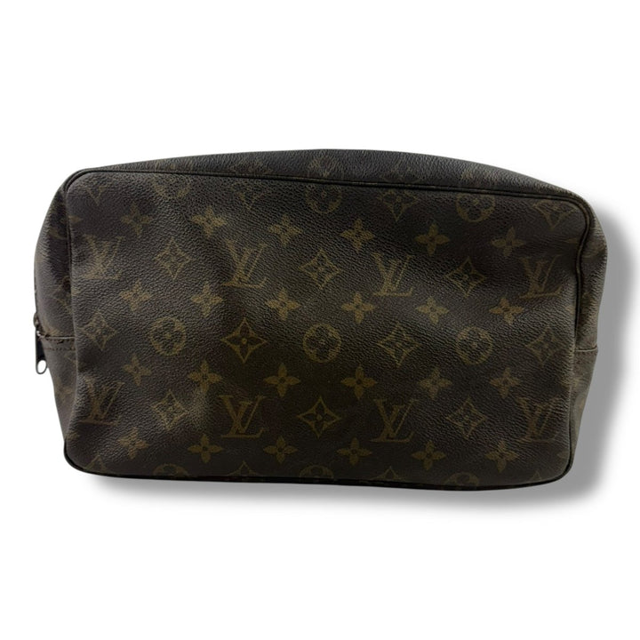 Louis Vuitton True Trousse 28 Brown Monogram Toiletry Pouch - Lux Central