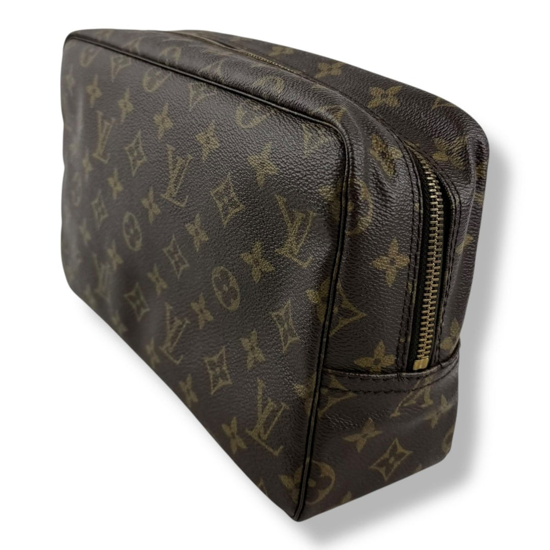 Louis Vuitton True Trousse 28 Brown Monogram Toiletry Pouch - Lux Central