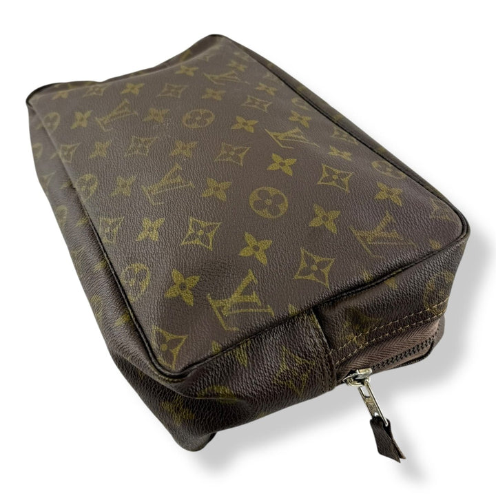 Louis Vuitton True Trousse 28 Brown Monogram Toiletry Pouch - Lux Central