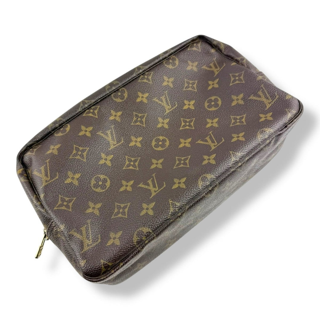 Louis Vuitton True Trousse 28 Brown Monogram Toiletry Pouch - Lux Central