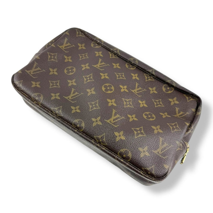 Louis Vuitton True Trousse 28 Brown Monogram Toiletry Pouch - Lux Central