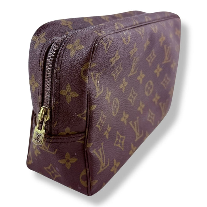 Louis Vuitton True Trousse 28 Brown Monogram Toiletry Pouch - Lux Central