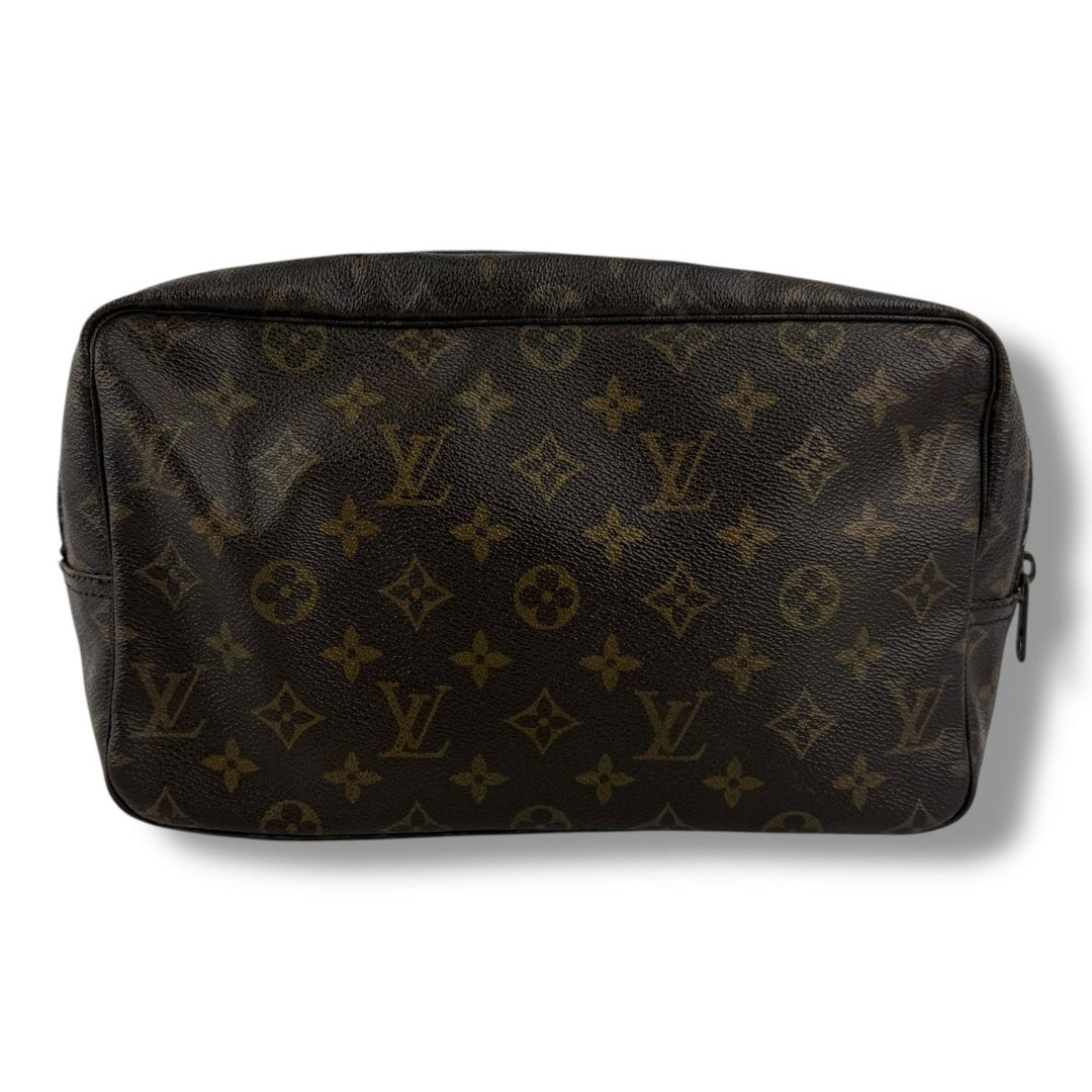 Louis Vuitton True Trousse 28 Brown Monogram Toiletry Pouch - Lux Central