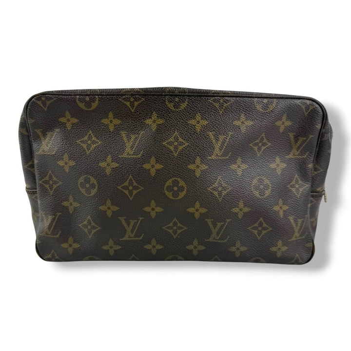 Louis Vuitton True Trousse 28 Brown Monogram Toiletry Pouch - Lux Central