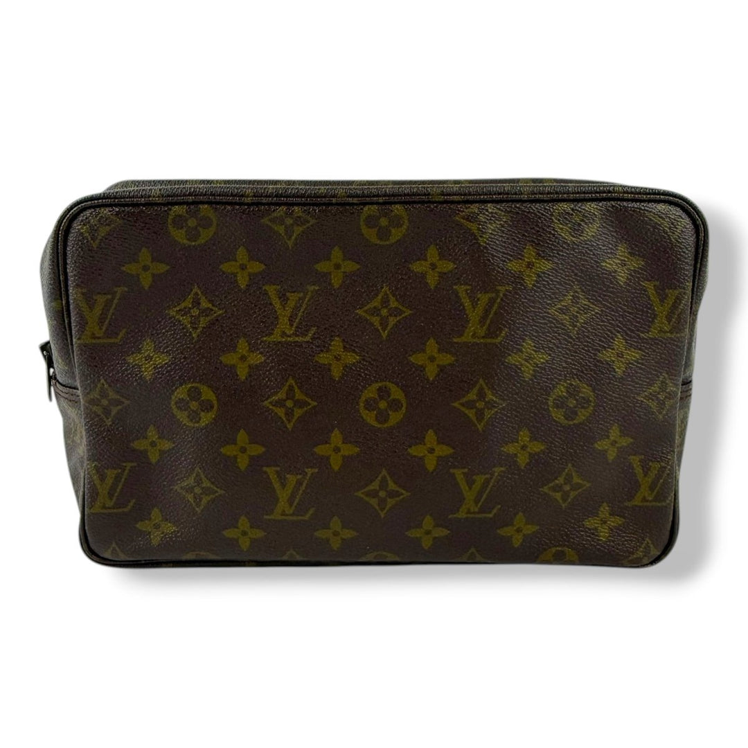 Louis Vuitton True Trousse 28 Brown Monogram Toiletry Pouch - Lux Central