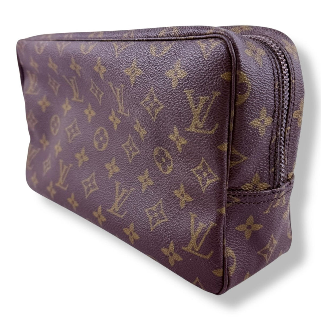 Louis Vuitton True Trousse 28 Brown Monogram Toiletry Pouch - Lux Central