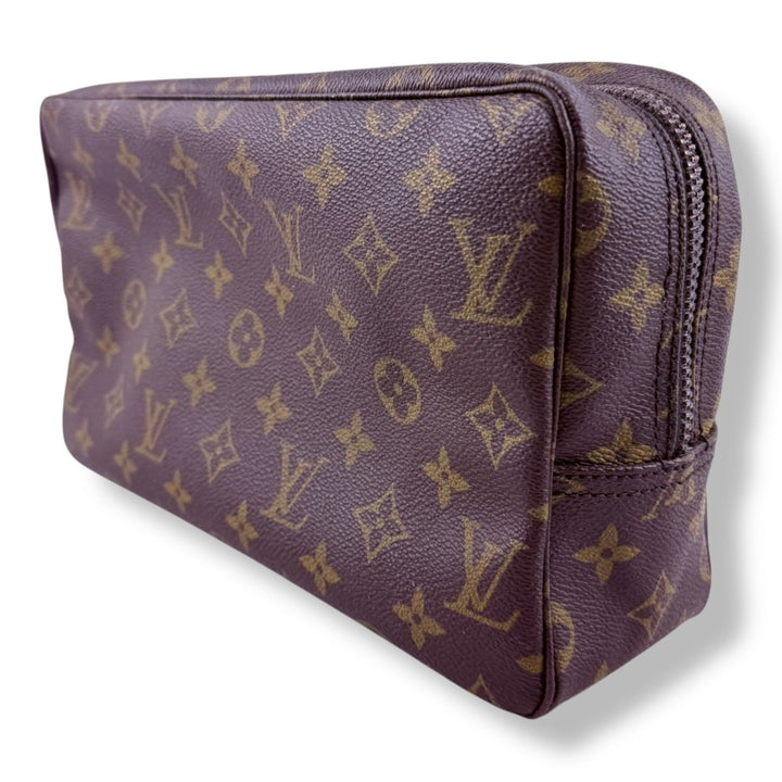 Louis Vuitton True Trousse 28 Brown Monogram Toiletry Pouch - Lux Central