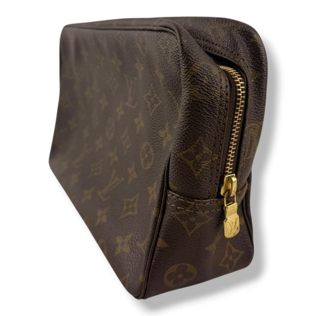 Louis Vuitton True Trousse 28 Brown Monogram Toiletry Pouch - Lux Central