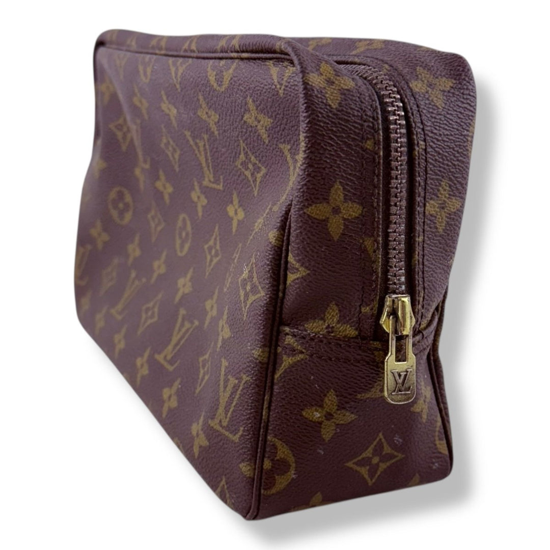 Louis Vuitton True Trousse 28 Brown Monogram Toiletry Pouch - Lux Central