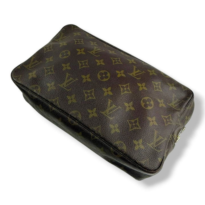 Louis Vuitton True Trousse 28 Brown Monogram Toiletry Pouch - Lux Central