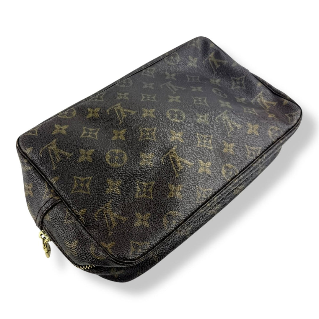 Louis Vuitton True Trousse 28 Brown Monogram Toiletry Pouch - Lux Central