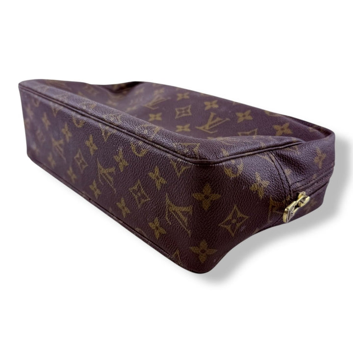 Louis Vuitton True Trousse 28 Brown Monogram Toiletry Pouch - Lux Central