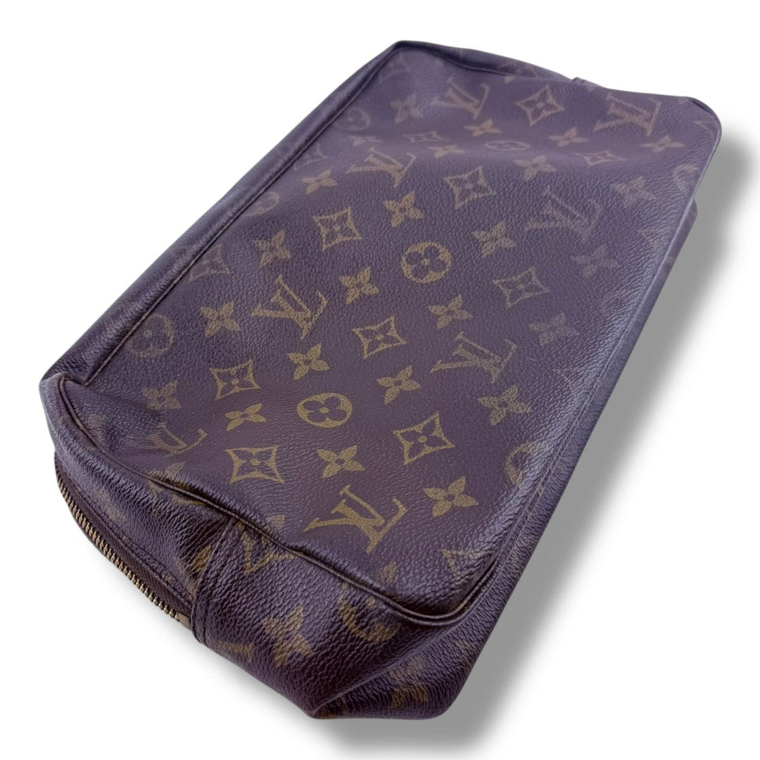 Louis Vuitton True Trousse 28 Brown Monogram Toiletry Pouch - Lux Central