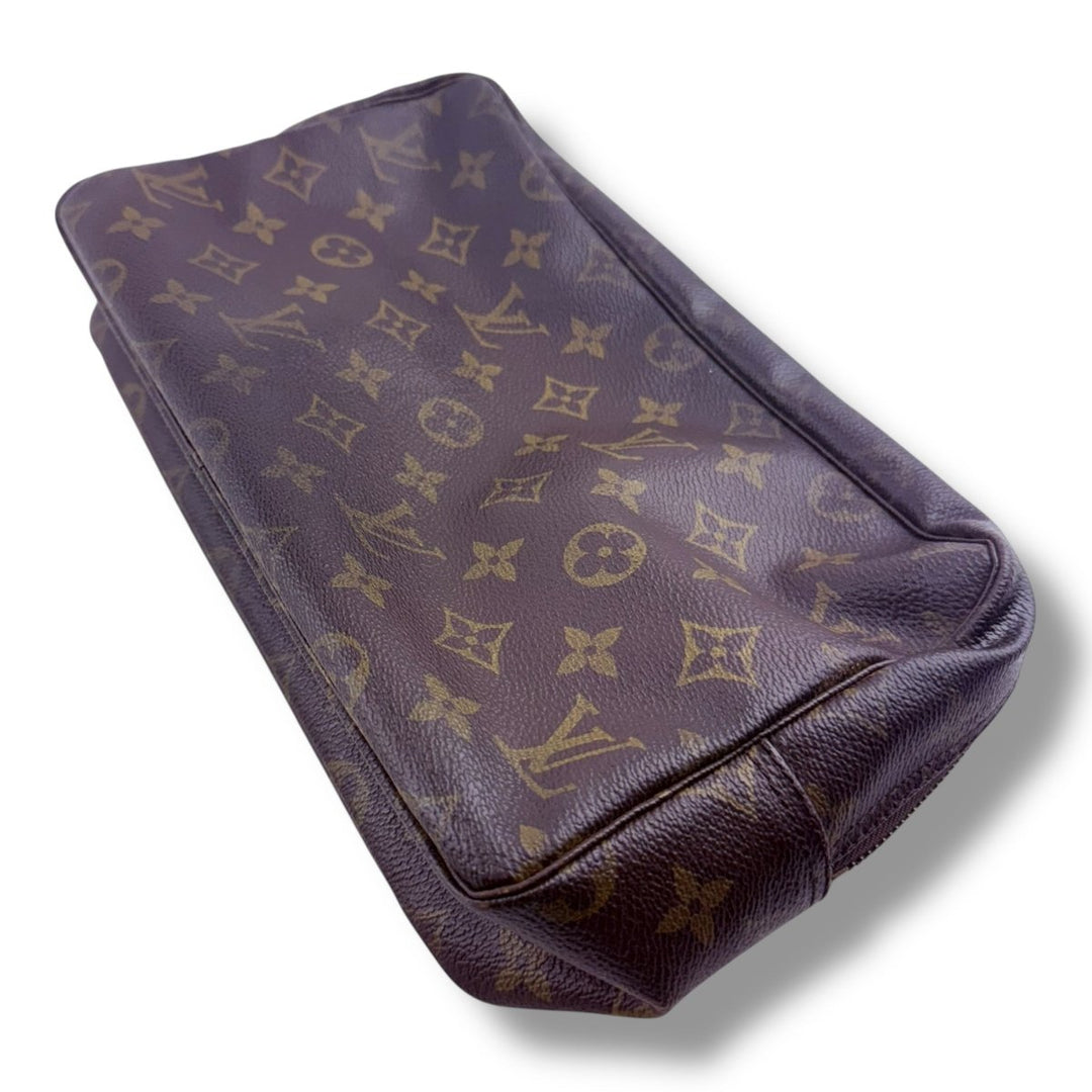 Louis Vuitton True Trousse 28 Brown Monogram Toiletry Pouch - Lux Central