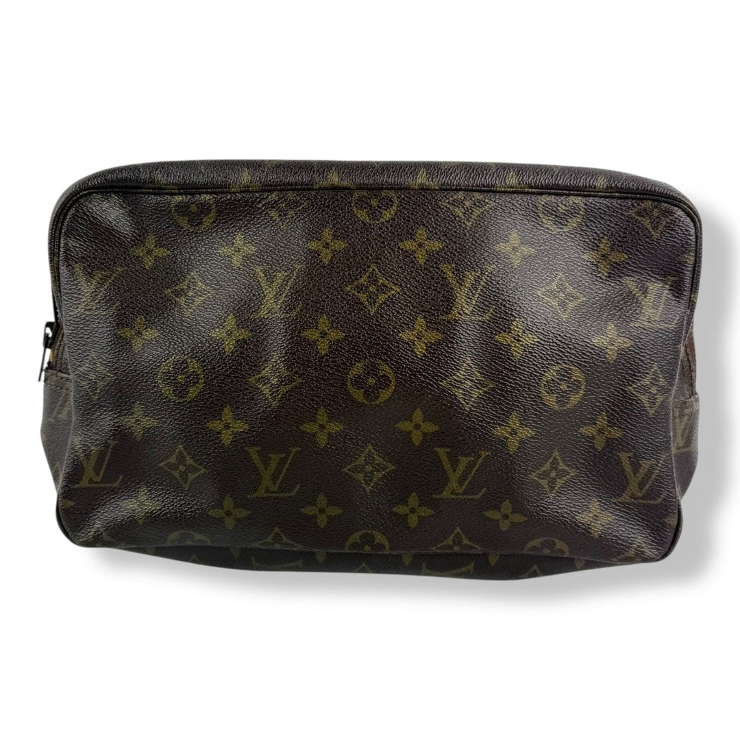 Louis Vuitton True Trousse 28 Brown Monogram Toiletry Pouch - Lux Central