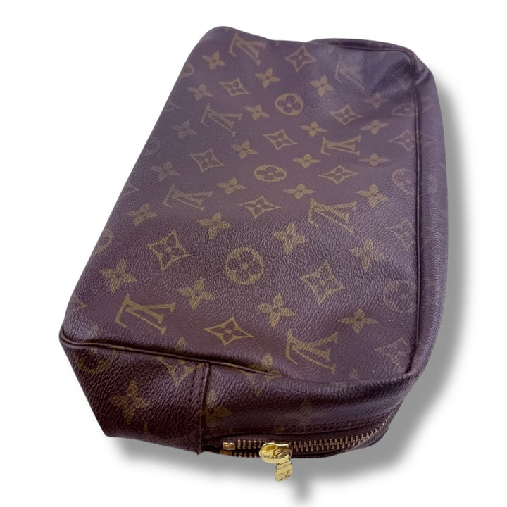 Louis Vuitton True Trousse 28 Brown Monogram Toiletry Pouch - Lux Central