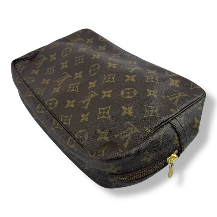 Louis Vuitton True Trousse 28 Brown Monogram Toiletry Pouch - Lux Central
