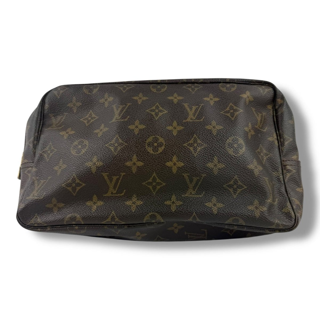 Louis Vuitton True Trousse 28 Brown Monogram Toiletry Pouch - Lux Central