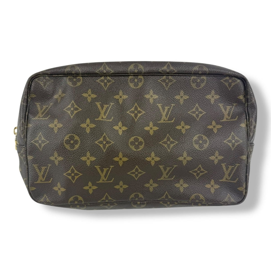 Louis Vuitton True Trousse 28 Brown Monogram Toiletry Pouch - Lux Central