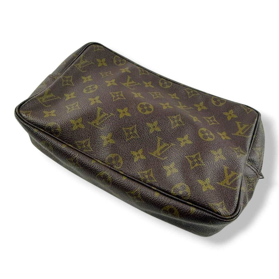 Louis Vuitton True Trousse 28 Brown Monogram Toiletry Pouch - Lux Central