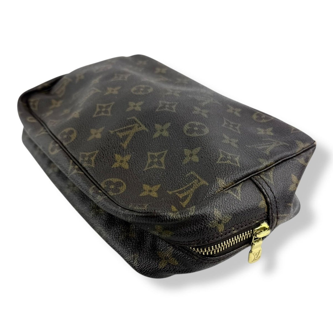 Louis Vuitton True Trousse 28 Brown Monogram Toiletry Pouch - Lux Central