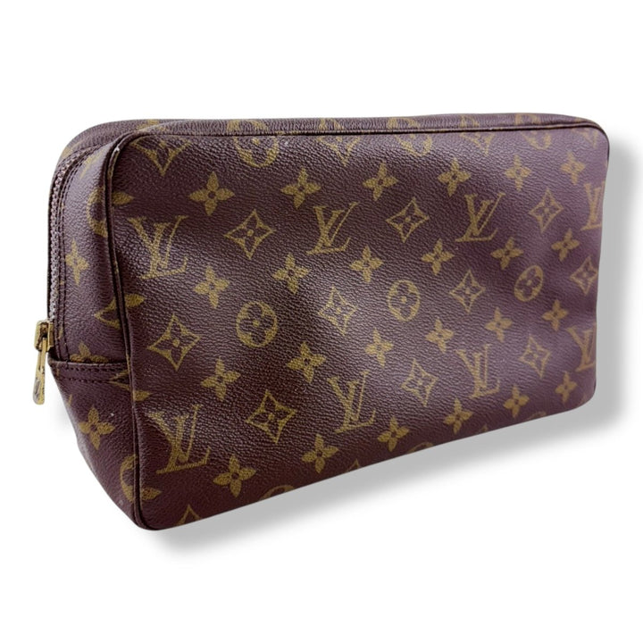 Louis Vuitton True Trousse 28 Brown Monogram Toiletry Pouch - Lux Central