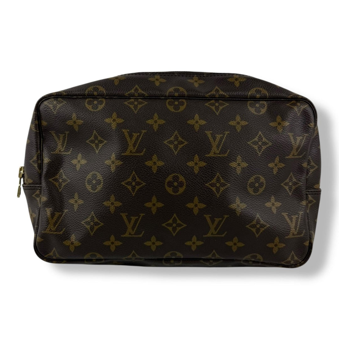 Louis Vuitton True Trousse 28 Brown Monogram Toiletry Pouch - Lux Central