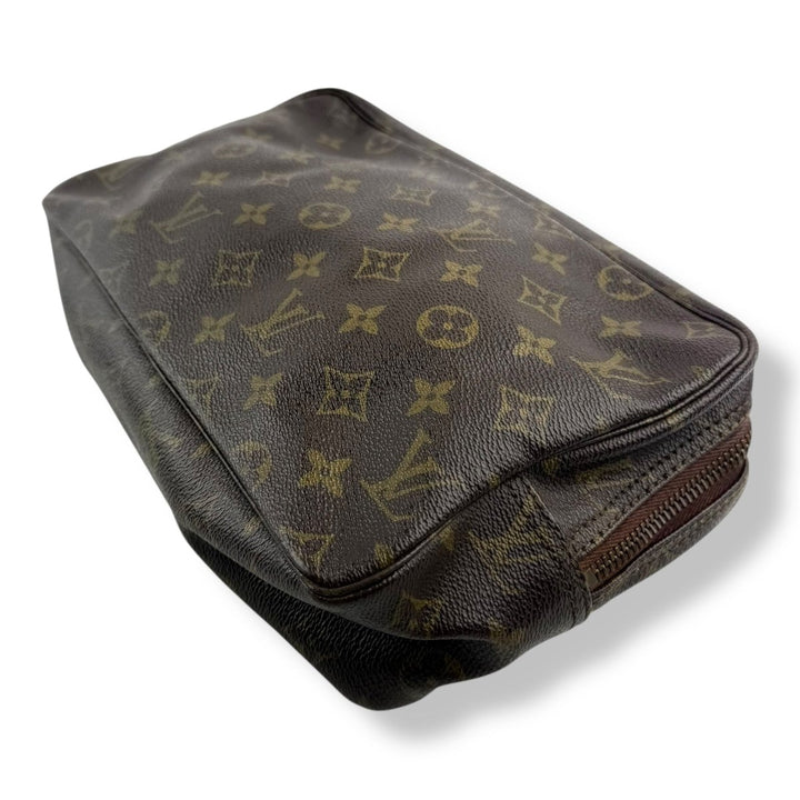 Louis Vuitton True Trousse 28 Brown Monogram Toiletry Pouch - Lux Central