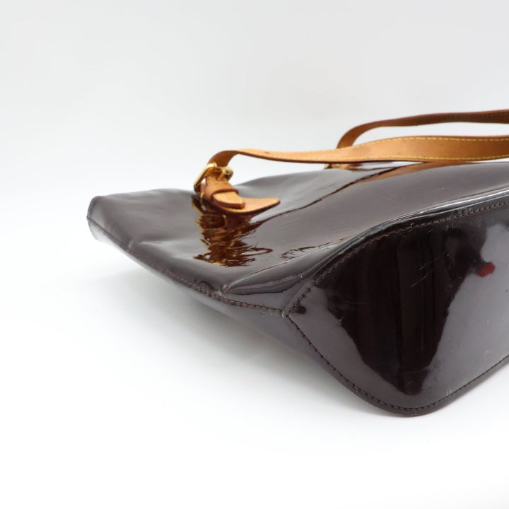 Louis Vuitton Vernis Amarante Brentwood GM Tote Bag Handbag - Lux Central