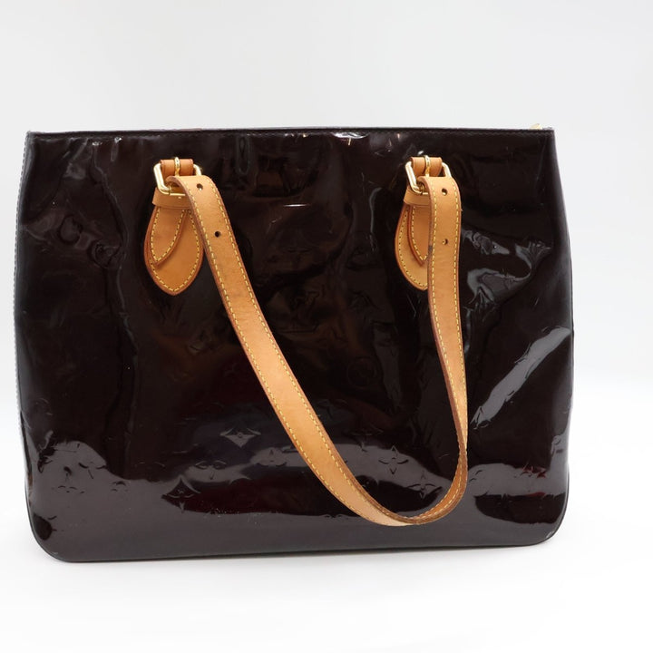 Louis Vuitton Vernis Amarante Brentwood GM Tote Bag Handbag - Lux Central