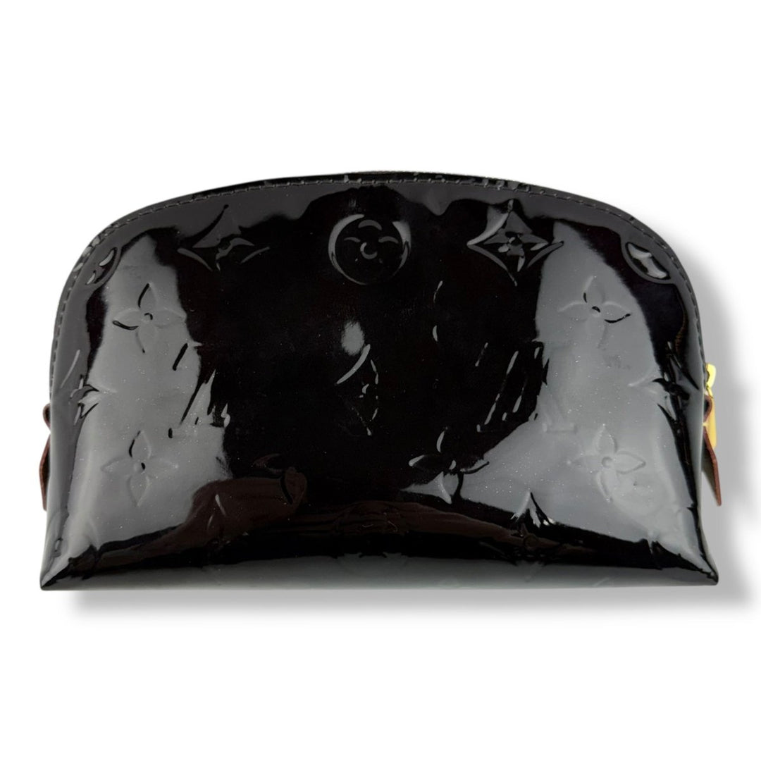 Louis Vuitton Vernis Leather Amarante Monogram Travel Cosmetic Pouch - Lux Central