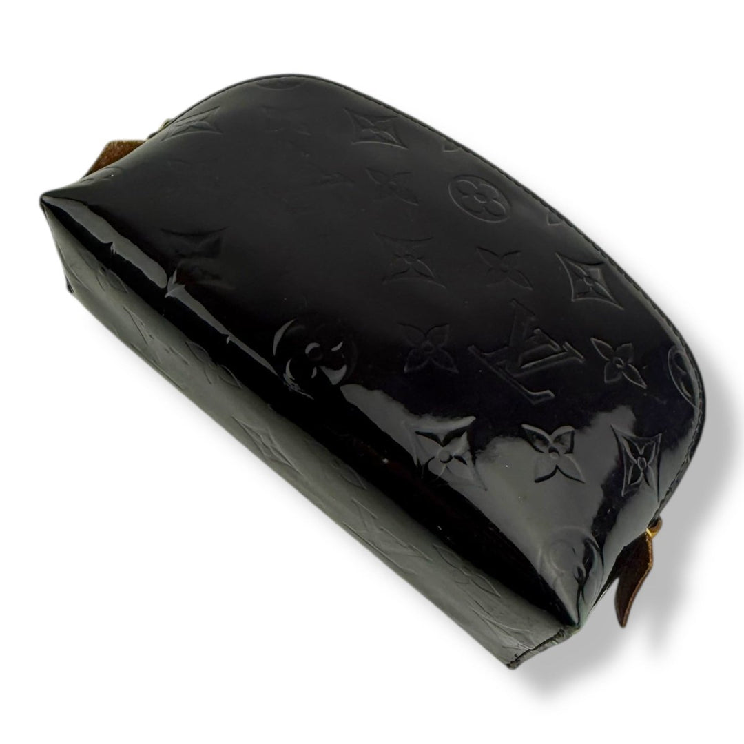 Louis Vuitton Vernis Leather Amarante Monogram Travel Cosmetic Pouch - Lux Central