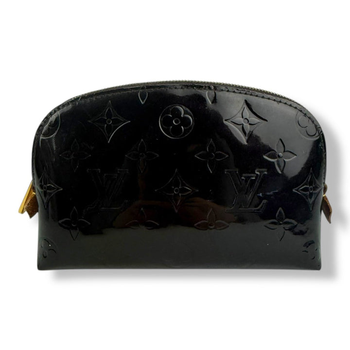 Louis Vuitton Vernis Leather Amarante Monogram Travel Cosmetic Pouch - Lux Central