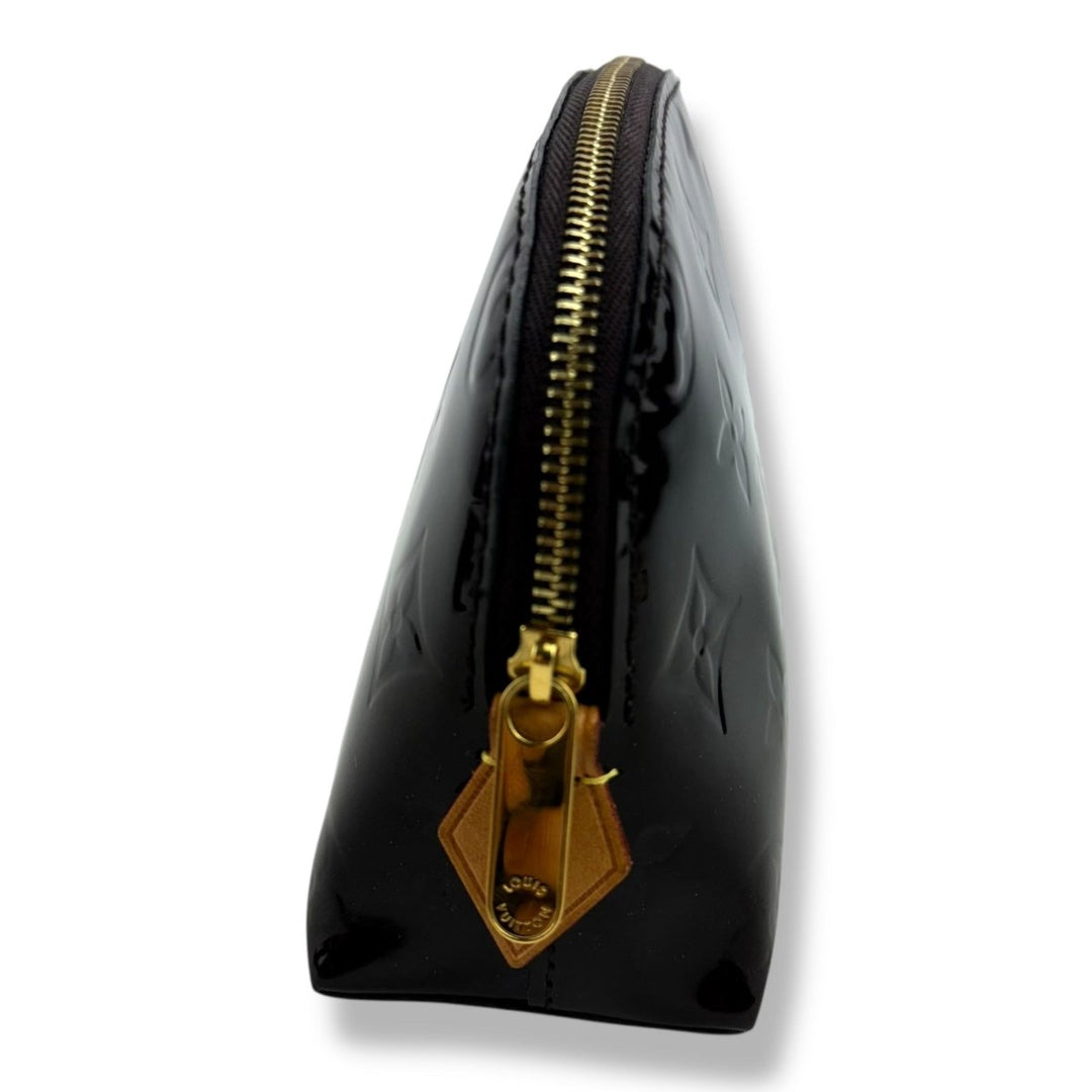 Louis Vuitton Vernis Leather Amarante Monogram Travel Cosmetic Pouch - Lux Central