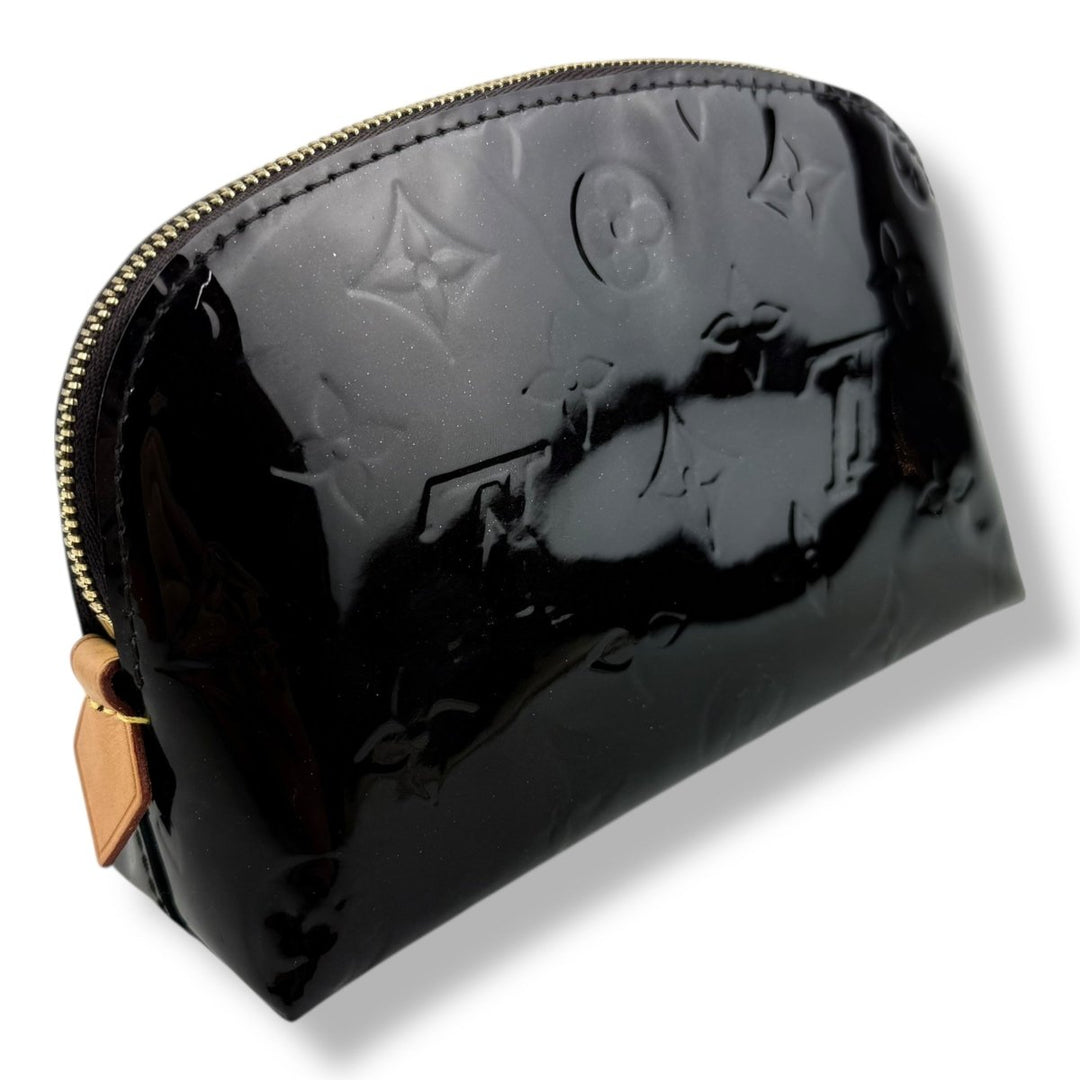 Louis Vuitton Vernis Leather Amarante Monogram Travel Cosmetic Pouch - Lux Central