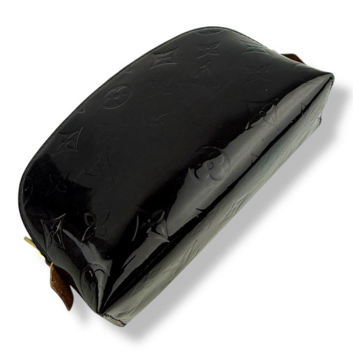 Louis Vuitton Vernis Leather Amarante Monogram Travel Cosmetic Pouch - Lux Central