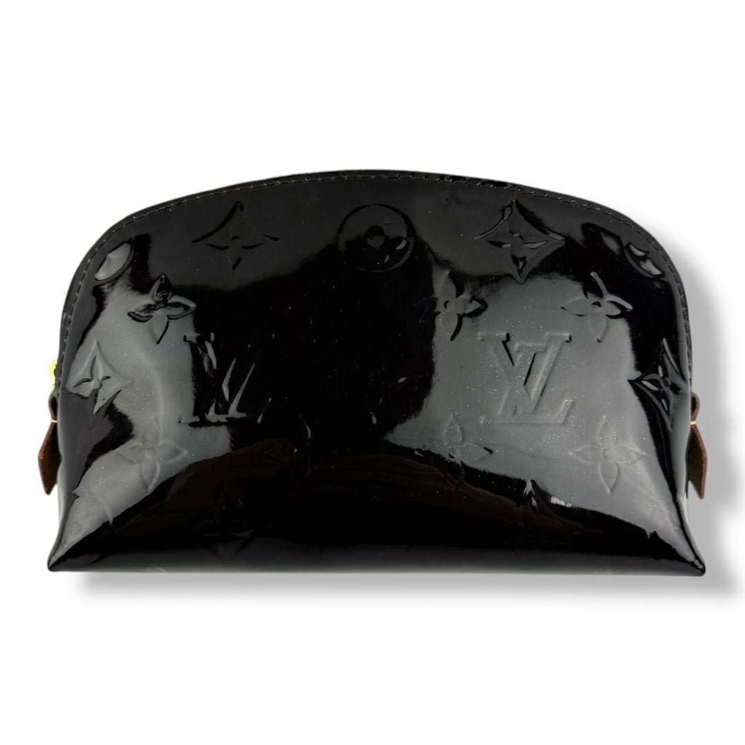 Louis Vuitton Vernis Leather Amarante Monogram Travel Cosmetic Pouch - Lux Central