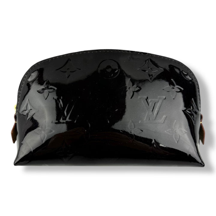 Louis Vuitton Vernis Leather Amarante Monogram Travel Cosmetic Pouch - Lux Central